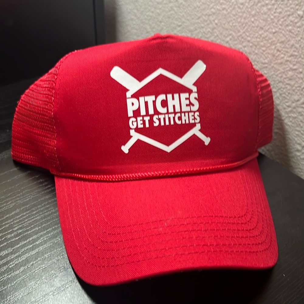 *New* Pitches Get Stitches Baseball Cap
